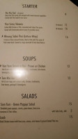 Sabai Thai menu