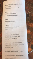 Wild Horse X-ing Resturant menu