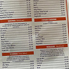 The Shathi Take Away menu