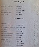 Café Marinara Trattoria menu