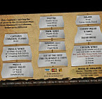 Captain's Pizza menu