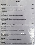 Oficina de Pizzas menu