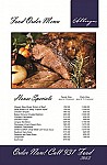 ALBERGUS CATERING menu