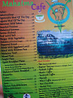 Mahatma Cafe menu