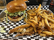 Buck's Whiskey Burger food