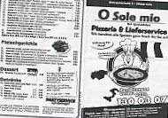 Pizzeria O Sole Mio menu