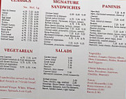 South Street Cafe menu