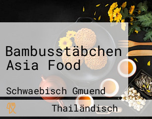 Bambusstäbchen Asia Food