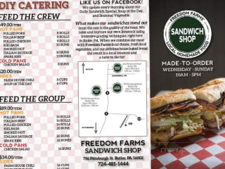 Freedom Farms Sandwich Shop