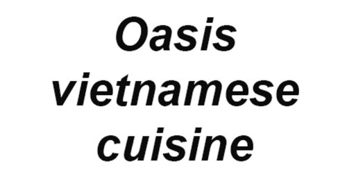 Oasis Vietnamese Cuisine