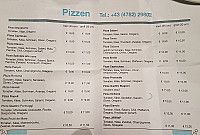 Pizzeria Origano menu