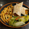 Peri Peri Vegetable Wrap With Fries House Salad