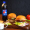 2 Veg Burgers Pepsi