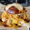 Mac N' Beer Cheese Burger