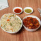 Veg Fried Rice With Veg Manchurian Dry