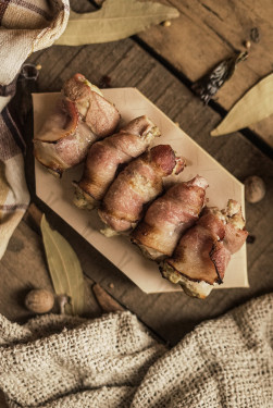 Scamorza Bacon Wrapped Tikka