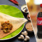 Mushroom Masala Dosa Coke