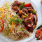 Vegetable Hakka Noodles With Chilli Chicken