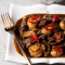 Mushrooms And Black Bean Sauce Dish