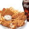 Chicken Strip Basket (4 Pieces) With Drink