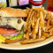 Mushroom Swiss Burger With Home-Cut Fries