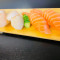 Fresh Salmon And Scallop Nigiri (2Pcs Each)